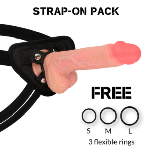 Rockarmy Spitfire — Strap-On Dildo, Silicone, 21 cm — Non-Vibrating Harnesses