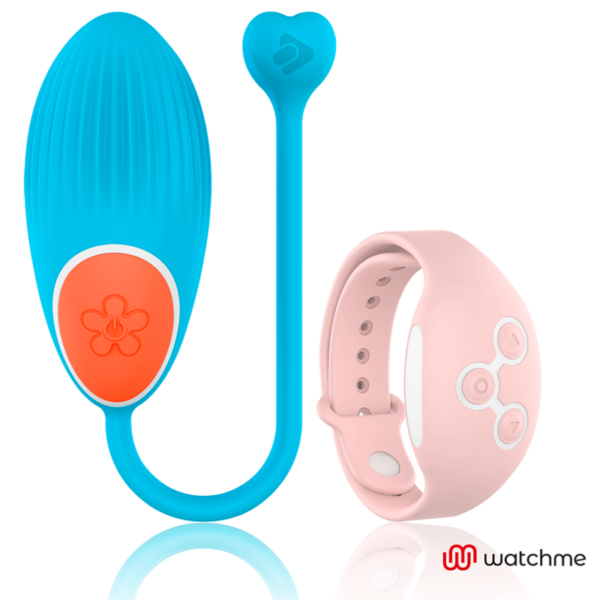 Wearwatch Watchme — Vibrating Egg, Blue with Pink Watch — Clitoral Stimulators — view 7