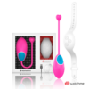 Wearwatch Watchme — Vibrating Egg, Fuchsia with White Watch — Clitoral Stimulators