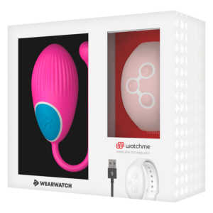 Wearwatch Watchme — Vibrating Egg, Fuchsia with Pink Watch — Clitoral Stimulators — view 4