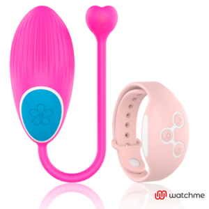 Wearwatch Watchme — Vibrating Egg, Fuchsia with Pink Watch — Clitoral Stimulators — view 2