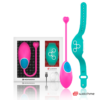 Wearwatch Watchme — Vibrating Egg, Fuchsia with Teal Watch — Clitoral Stimulators
