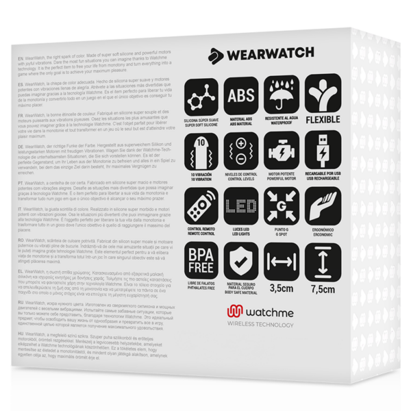 Wearwatch Watchme — Vibrating Egg, Teal with White Watch — Clitoral Stimulators — view 6