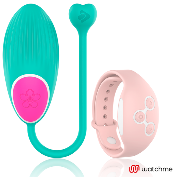 Wearwatch Watchme — Vibrating Egg, Teal with Pink Watch — Clitoral Stimulators — view 7