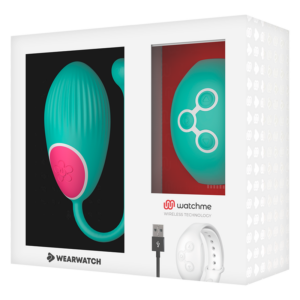 Wearwatch Watchme — Vibrating Egg, Teal with Matching Watch — Clitoral Stimulators — view 4