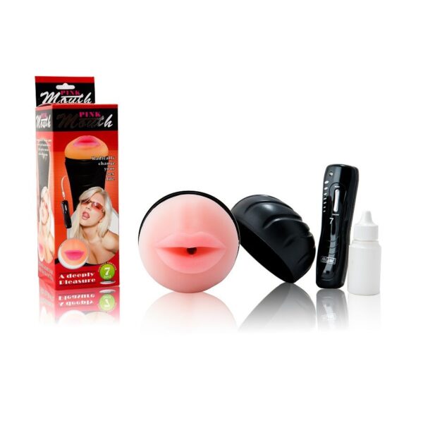 Baile Pure Skin Mouth — Vibrating Masturbator — Textured Strokers — view 3
