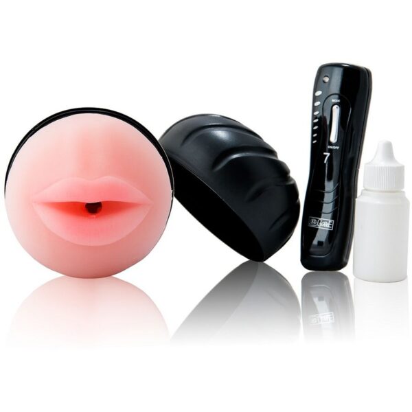 Baile Pure Skin Mouth — Vibrating Masturbator — Textured Strokers — view 4