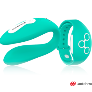 Wearwatch Dual — Couples Vibrator, Teal with Matching Watch — Clitoral Stimulators — view 2