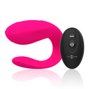 Intense Bruno Partner — Couples Vibrator, Remote Control, Pink — Clitoral Stimulators — view 4