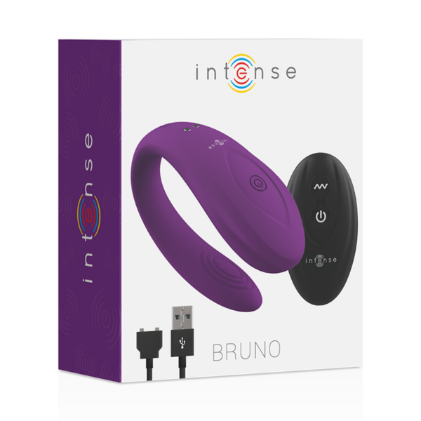 Intense Bruno Partner — Couples Vibrator, Remote Control, Lilac — Clitoral Stimulators — view 5