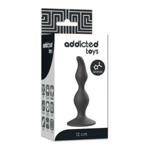 Addicted Toys — Butt Plug, 12 cm, Black — Anal — view 2