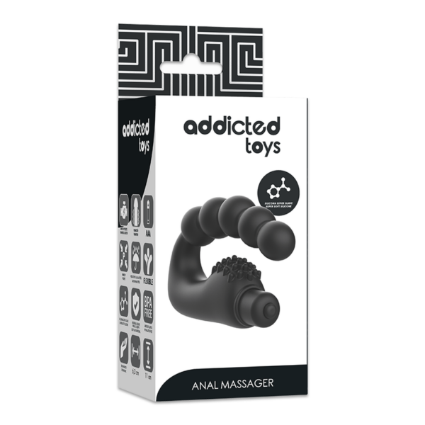 Addicted Toys — Prostate Vibrator, Waterproof, Black — Anal — view 4