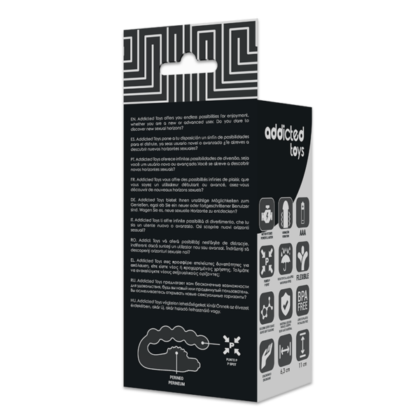 Addicted Toys — Prostate Vibrator, Waterproof, Black — Anal — view 3