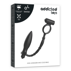 Addicted Toys — Vibrating Cock Ring, Butt Plug — Anal — view 4