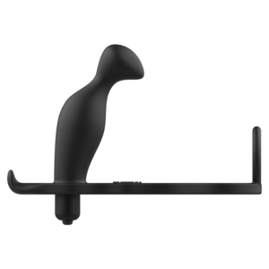 Addicted Toys — Prostate Vibrator, Silicone, 12 cm, Cock Ring — Anal — view 2