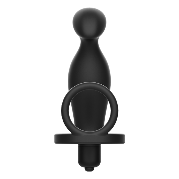Addicted Toys — Prostate Vibrator, Silicone, 12 cm, Cock Ring — Anal — view 6