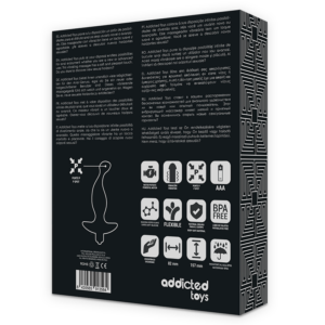 Addicted Toys Model 1 — Prostate Vibrator, Black — Anal — view 3