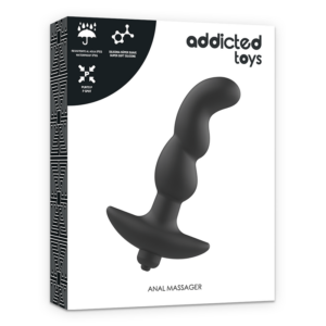 Addicted Toys Model 2 — Prostate Vibrator, Black — Anal — view 3
