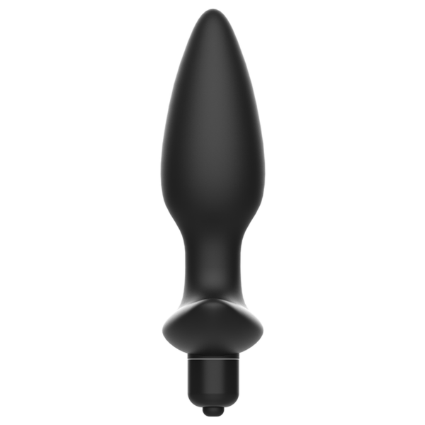 Addicted Toys — Vibrating Butt Plug, Black — Anal — view 3