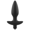 Addicted Toys — Vibrating Butt Plug, Black — Anal