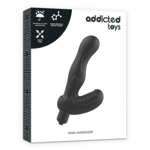Addicted Toys P-Spot Vibe — Prostate Vibrator, Black — Anal — view 4