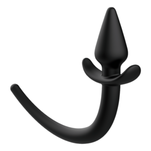 Addicted Toys Puppy — Tail Butt Plug, Black — Anal
