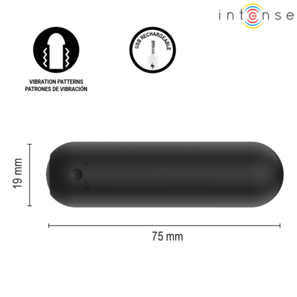 Intense Judy — Bullet Vibrator, Remote Control, Black — Bullet Vibrators — view 5