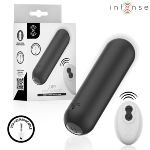 Intense Judy — Bullet Vibrator, Remote Control, Black — Bullet Vibrators