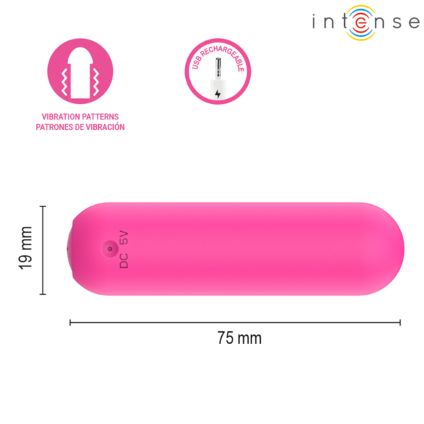 Intense Judy — Bullet Vibrator, Remote Control, Pink — Bullet Vibrators — view 5