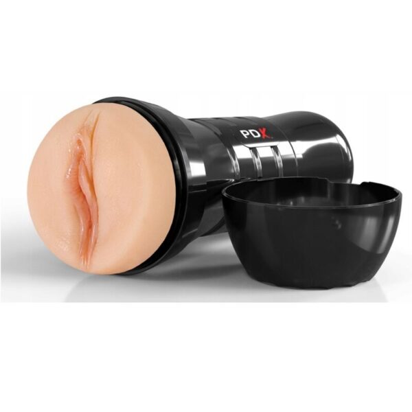 PDX Extreme Super Juicy Snatch — Male Masturbator, XXL, Light — Manual Strokers — view 2
