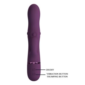 Pretty Love Zach — Thrusting Vibrator, Rechargeable — Rabbit Vibrators — view 3