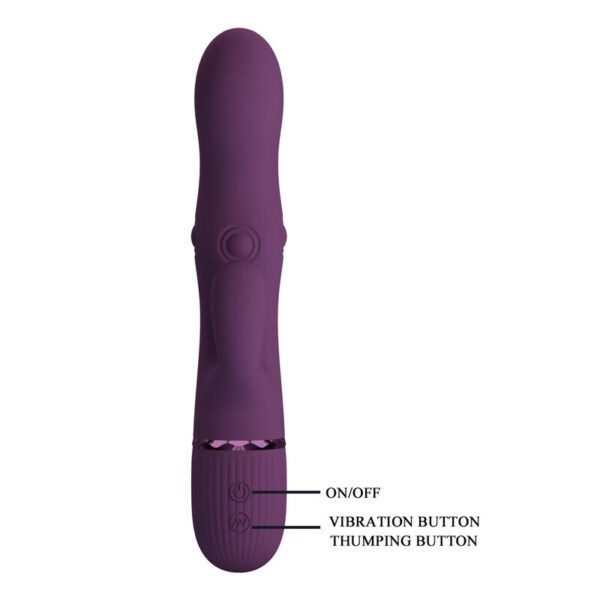 Pretty Love Zach — Thrusting Vibrator, Rechargeable — Rabbit Vibrators — view 3