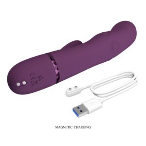 Pretty Love Zach — Thrusting Vibrator, Rechargeable — Rabbit Vibrators — view 4
