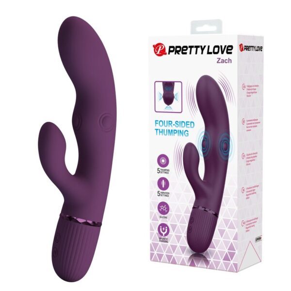 Pretty Love Zach — Thrusting Vibrator, Rechargeable — Rabbit Vibrators