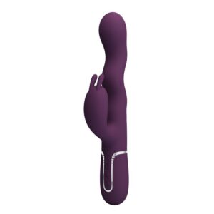 Pretty Love Loursen — Thrusting Vibrator, Rechargeable, Purple — Rabbit Vibrators — view 3