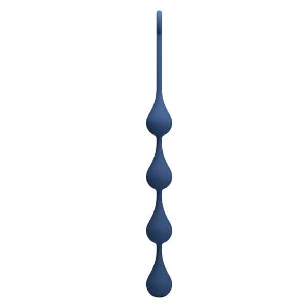 Mr Play — Anal Beads, Silicone, Size L, Blue — view 5