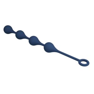 Mr Play — Anal Beads, Silicone, Size L, Blue — view 2