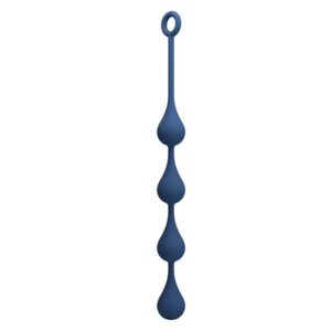 Mr Play — Anal Beads, Silicone, Size L, Blue — view 4