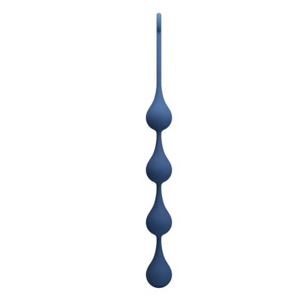 Mr Play — Anal Beads, Silicone, Size XL, Blue — view 5