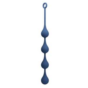 Mr Play — Anal Beads, Silicone, Size XL, Blue — view 4
