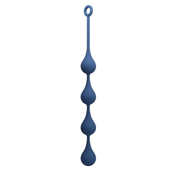 Mr Play — Anal Beads, Silicone, Size XL, Blue — view 4