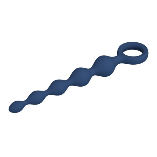 Mr Play — Anal Beads, Silicone, 20.4 cm, Blue — view 9
