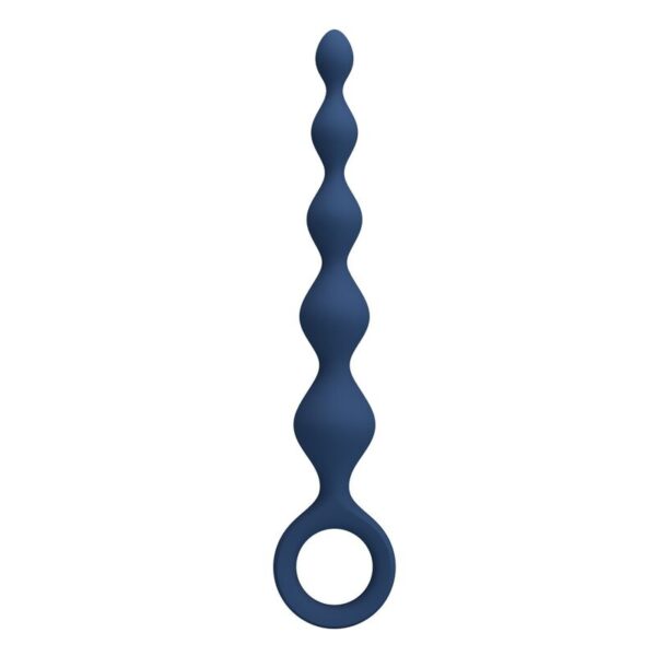 Mr Play — Anal Beads, Silicone, 20.4 cm, Blue — view 7