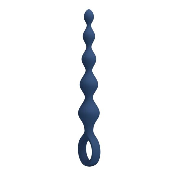 Mr Play — Anal Beads, Silicone, 20.4 cm, Blue — view 6