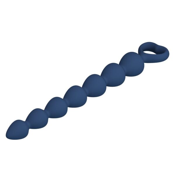 Mr Play — Anal Beads, Silicone, 26.7 cm, Blue — view 4
