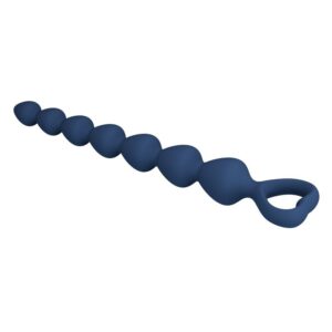 Mr Play — Anal Beads, Silicone, 26.7 cm, Blue — view 2