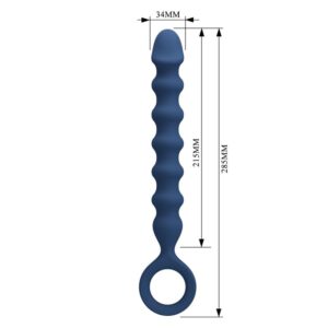Mr Play — Anal Beads, Silicone, 28.5 cm, Blue — view 4
