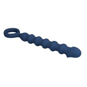Mr Play — Anal Beads, Silicone, 28.5 cm, Blue — view 2