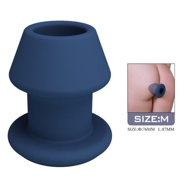 Mr Play Jack — Butt Plug, Silicone, Size M, Blue — Anal — view 7