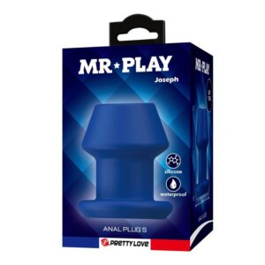 Mr Play Jack — Butt Plug, Silicone, Size S, Blue — Anal — view 2